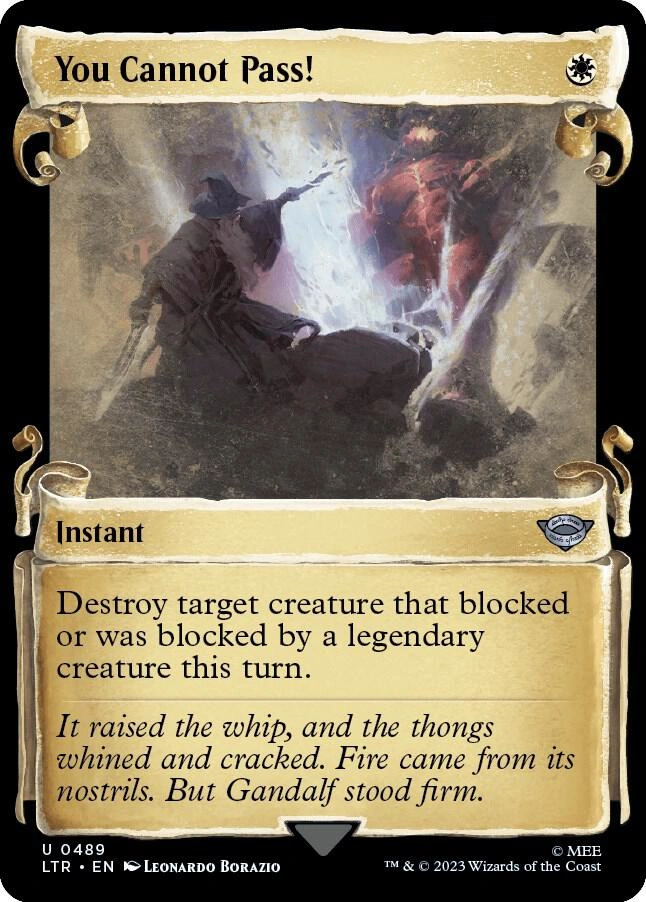 You Cannot Pass! (Showcase Scrolls) Foil