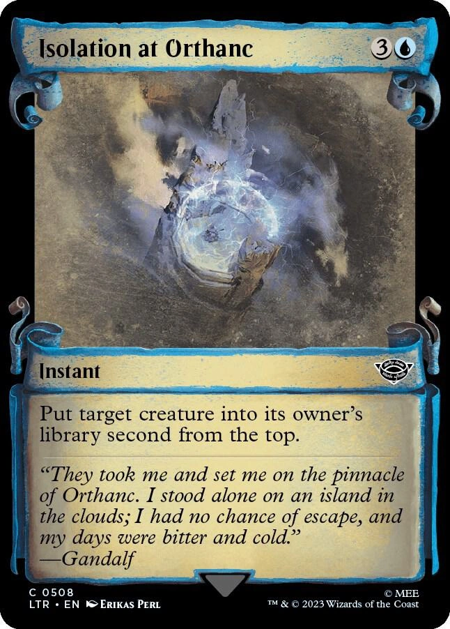 Isolation at Orthanc (Showcase Scrolls) Foil