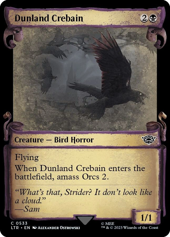 Dunland Crebain (Showcase Scrolls) Foil