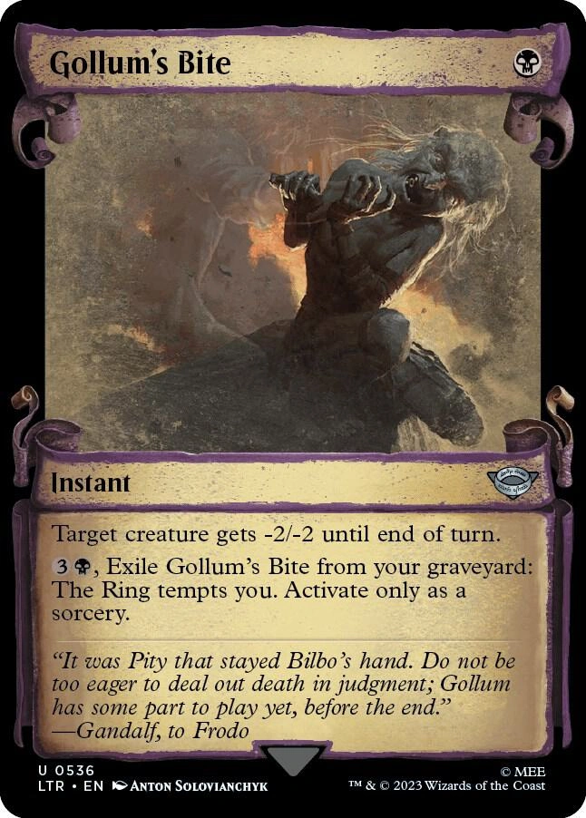 Gollum's Bite (Showcase Scrolls) Foil