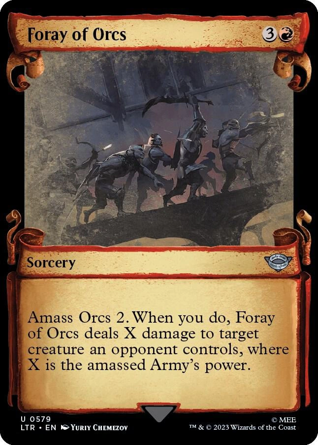 Foray of Orcs (Showcase Scrolls) Foil