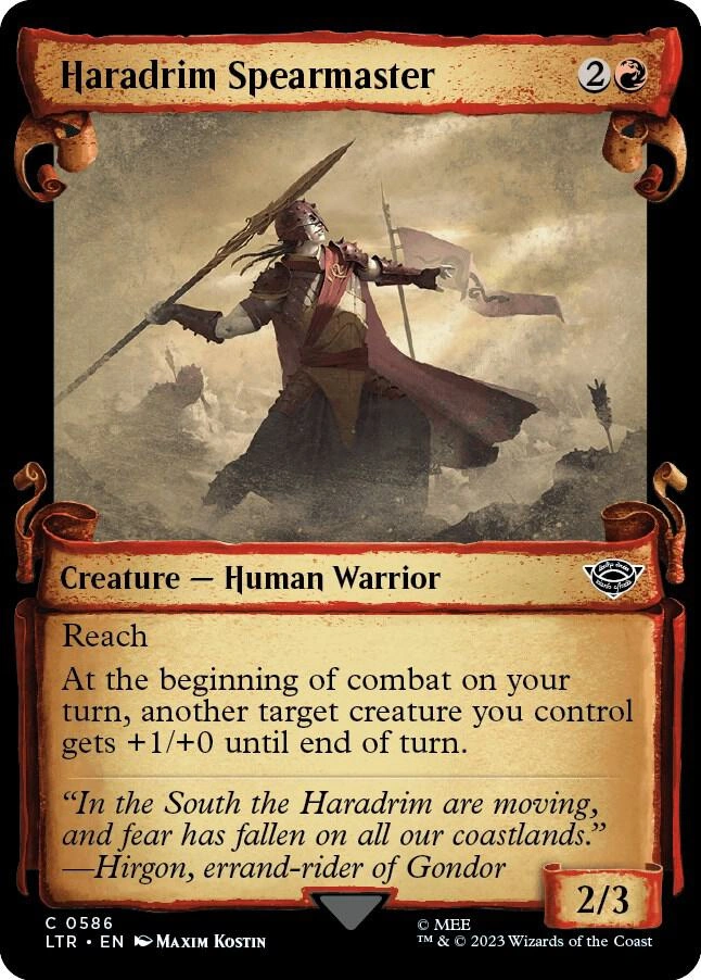 Haradrim Spearmaster (Showcase Scrolls)