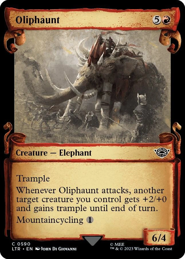 Oliphaunt (Showcase Scrolls) Foil