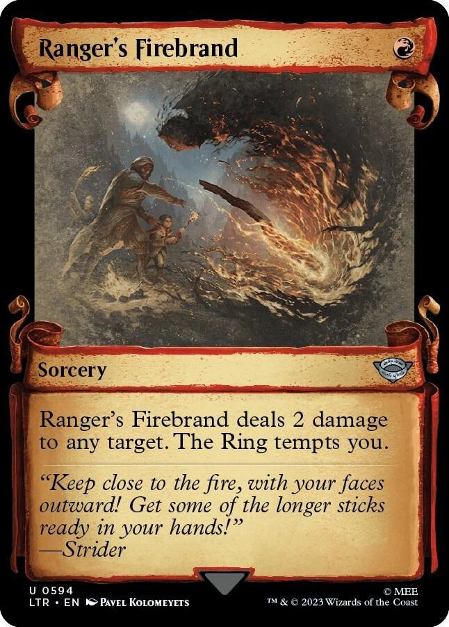 Ranger's Firebrand (Showcase Scrolls) Foil
