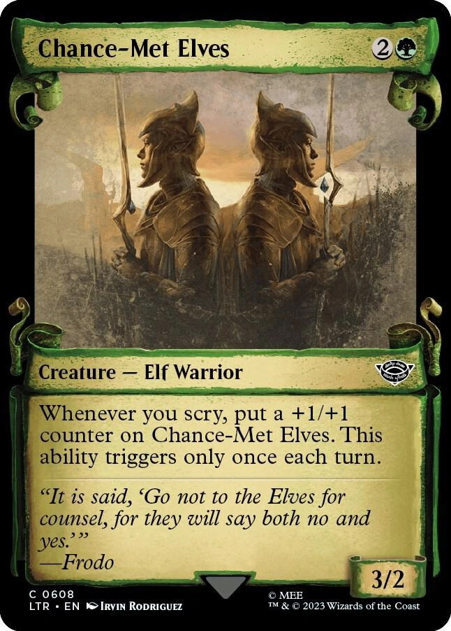 Chance-Met Elves (Showcase Scrolls) Foil