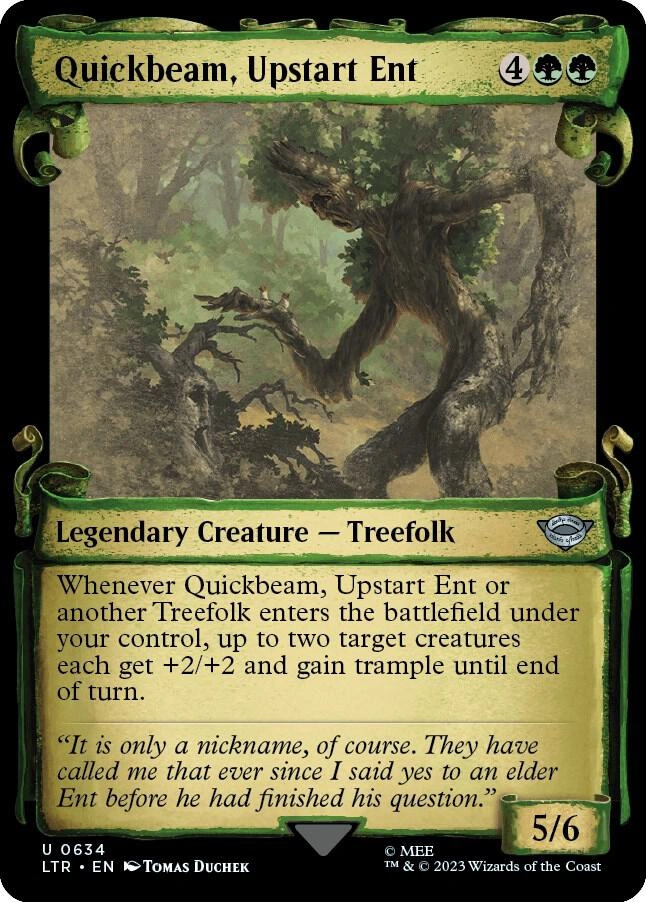 Quickbeam, Upstart Ent (Showcase Scrolls) Foil
