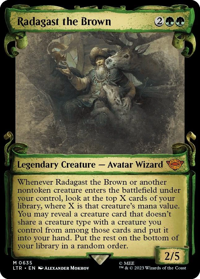 Radagast the Brown (Showcase Scrolls) Foil