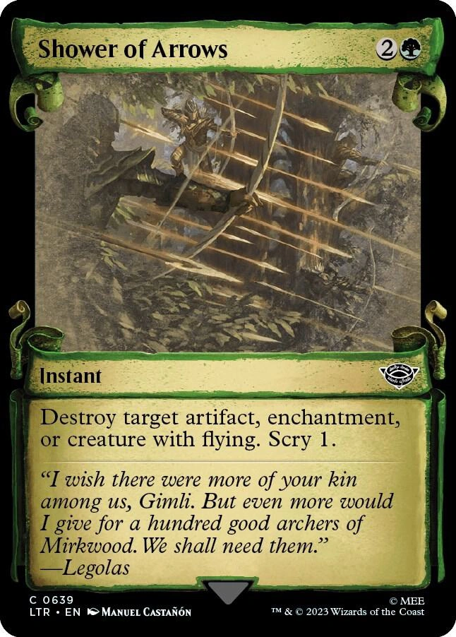 Shower of Arrows (Showcase Scrolls) Foil