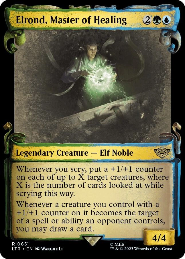 Elrond, Master of Healing (Showcase Scrolls) Foil