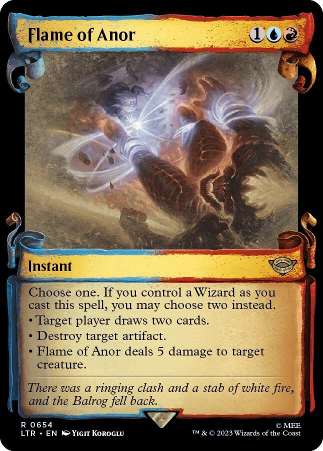 Flame of Anor (Showcase Scrolls) Foil