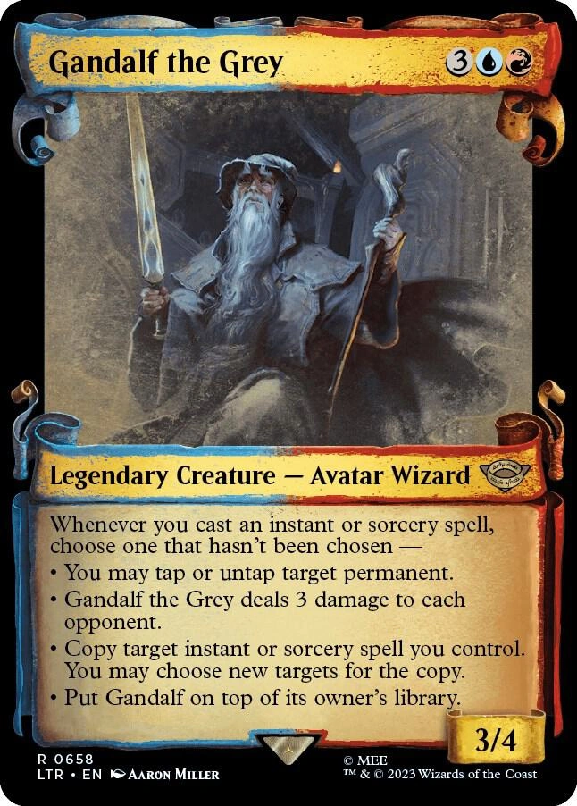 Gandalf the Grey (Showcase Scrolls) Foil