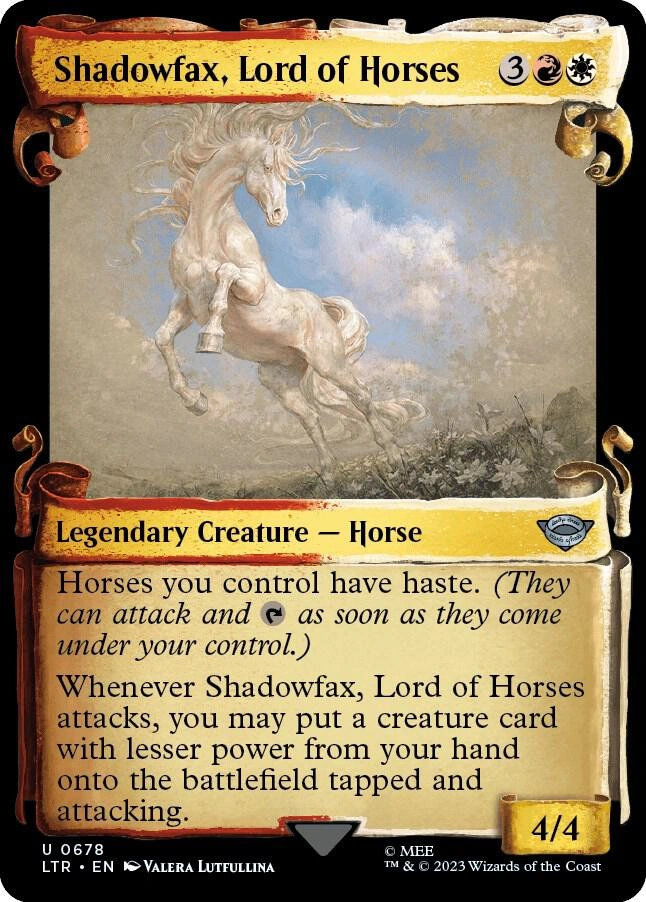 Shadowfax, Lord of Horses (Showcase Scrolls) Foil