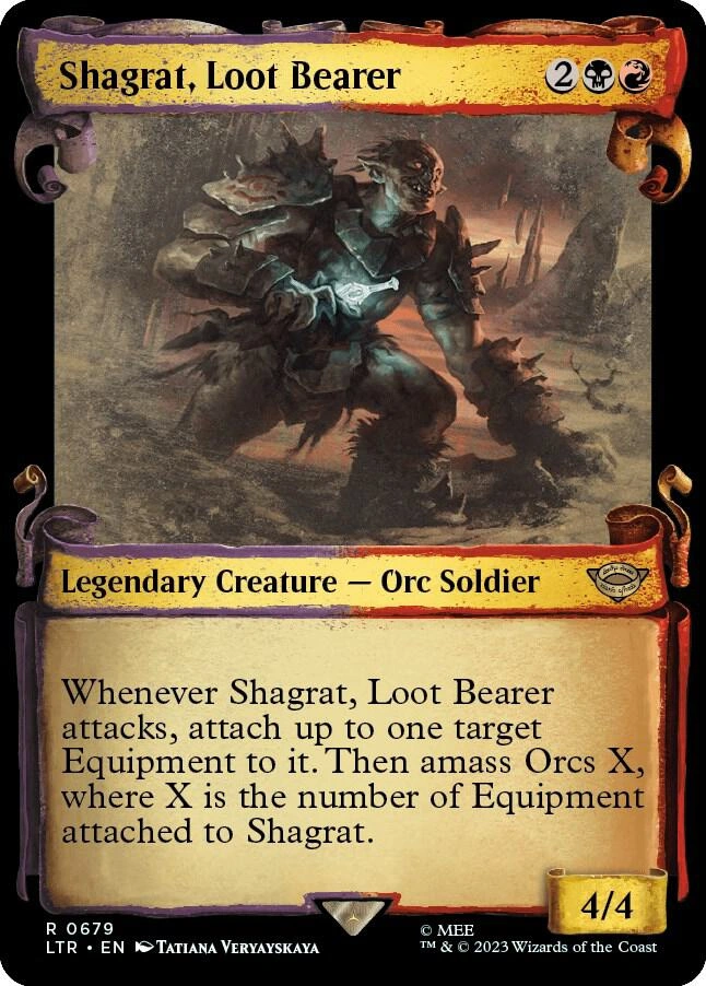 Shagrat, Loot Bearer (Showcase Scrolls) Foil