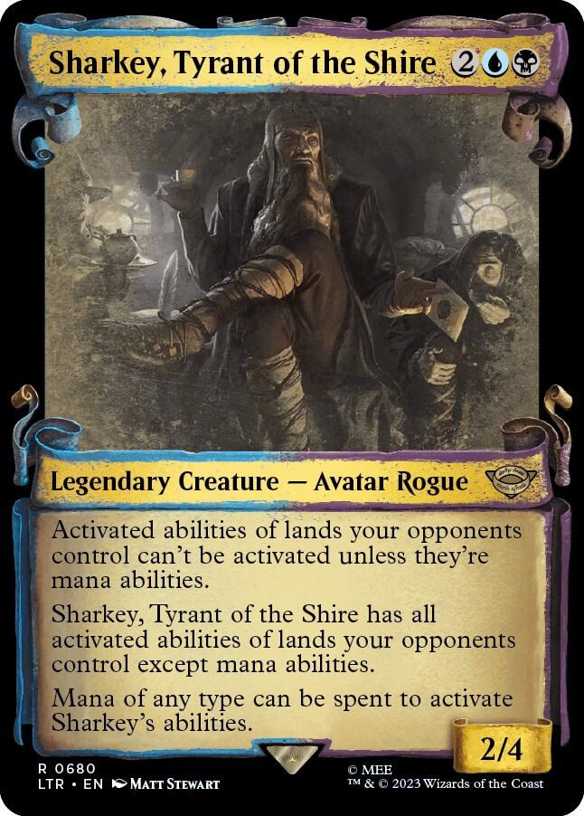 Sharkey, Tyrant of the Shire (Showcase Scrolls) Foil