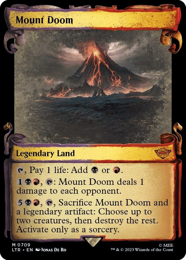 Mount Doom (Showcase Scrolls) Foil