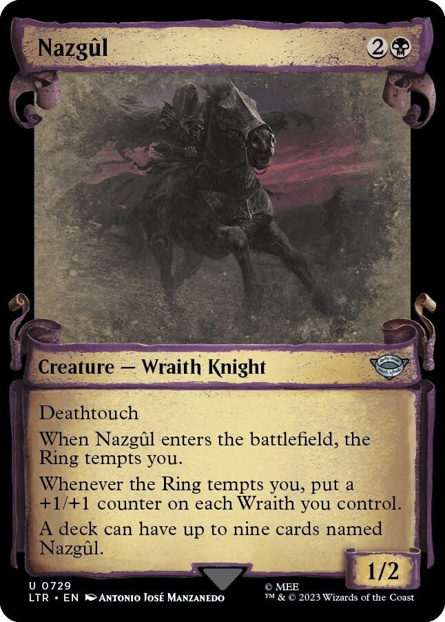 Nazgul (0729) (Showcase Scrolls) Foil
