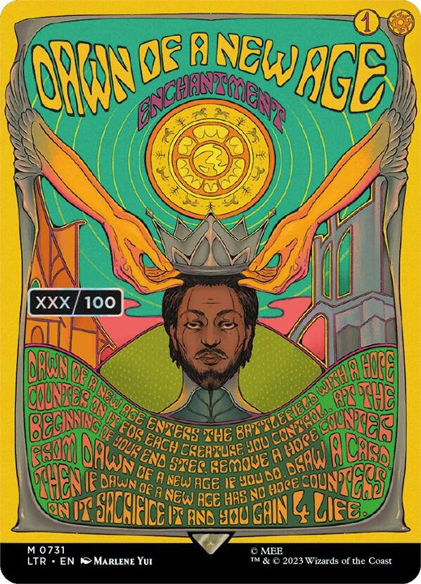 Dawn of a New Age (Borderless Poster) (Serial Numbered) Foil