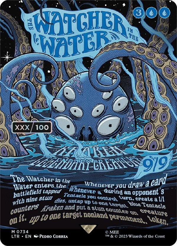 The Watcher in the Water (Borderless Poster) (Serial Numbered) Foil