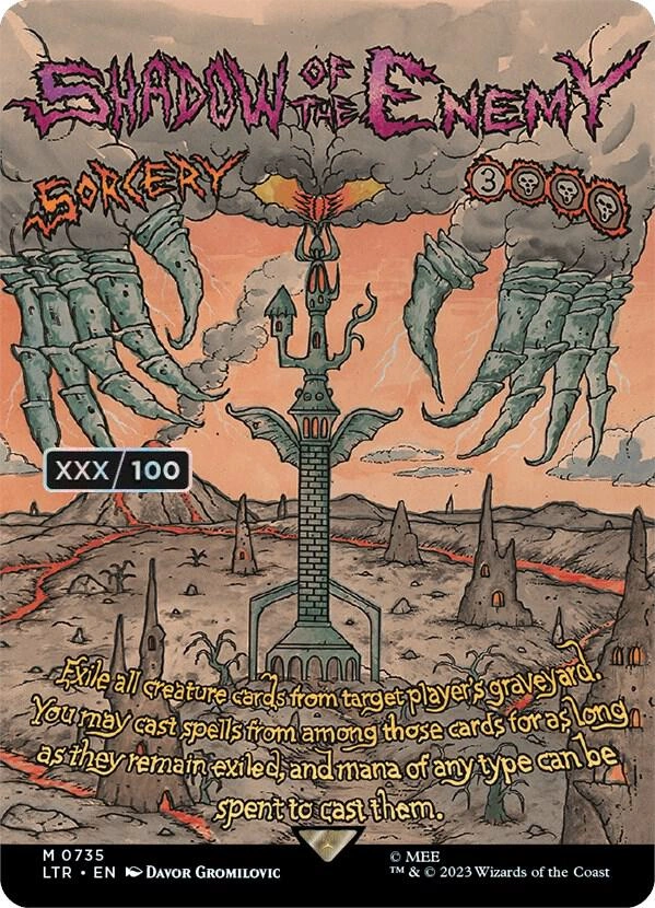 Shadow of the Enemy (Borderless Poster) (Serial Numbered) Foil