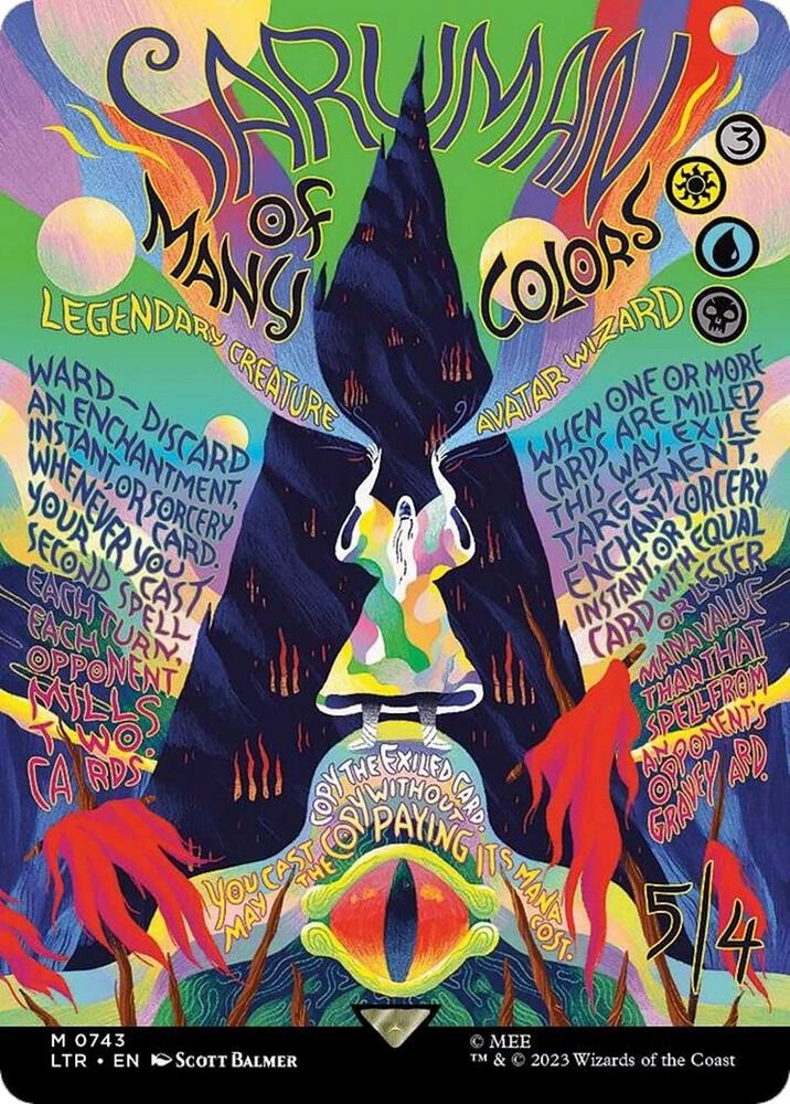 Saruman of Many Colors (Borderless Poster) Foil