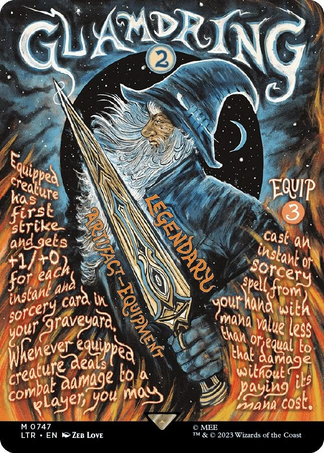 Glamdring (Borderless Poster) Foil