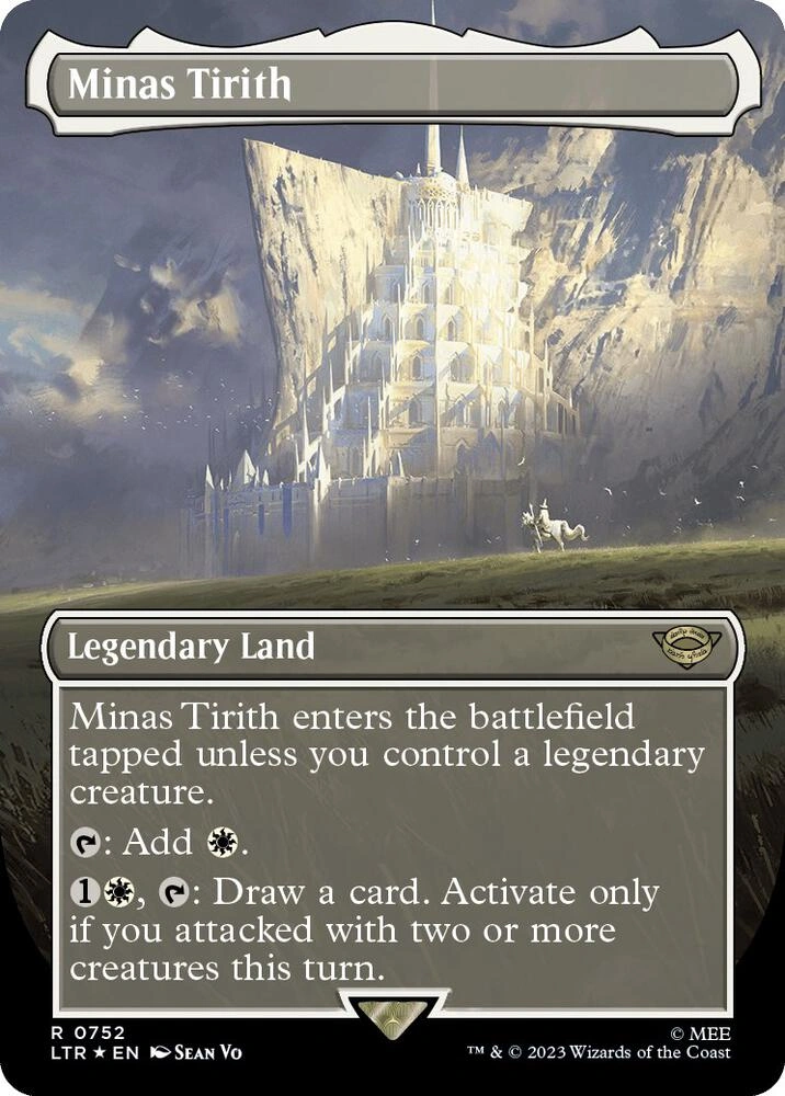 Minas Tirith (Borderless) (Surge Foil)