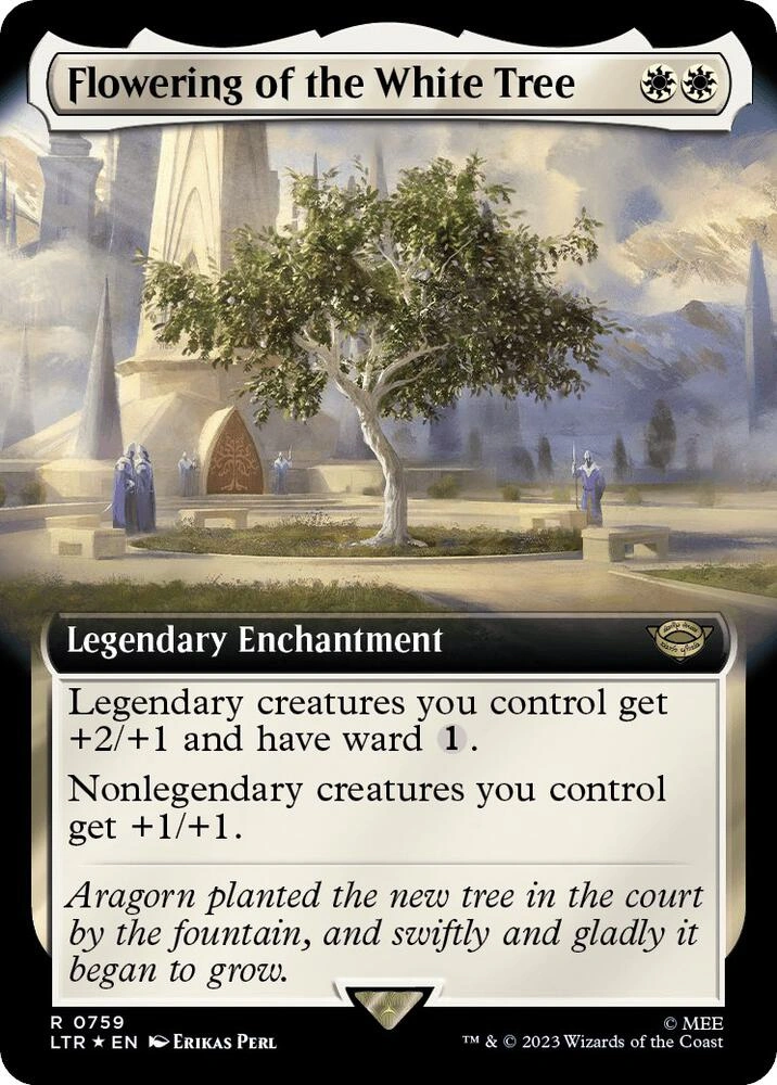 Flowering of the White Tree (Extended Art) (Surge Foil)