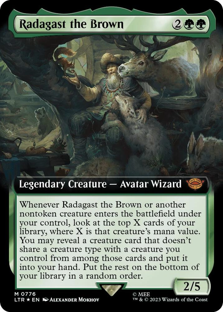 Radagast the Brown (Extended Art) (Surge Foil)