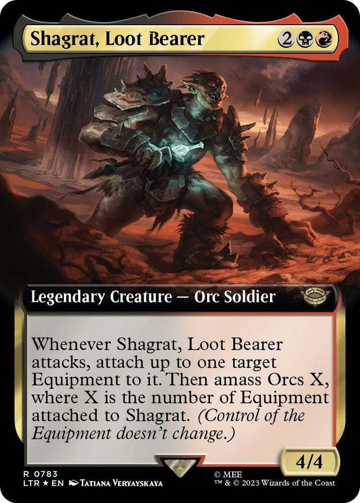 Shagrat, Loot Bearer (Extended Art) (Surge Foil)