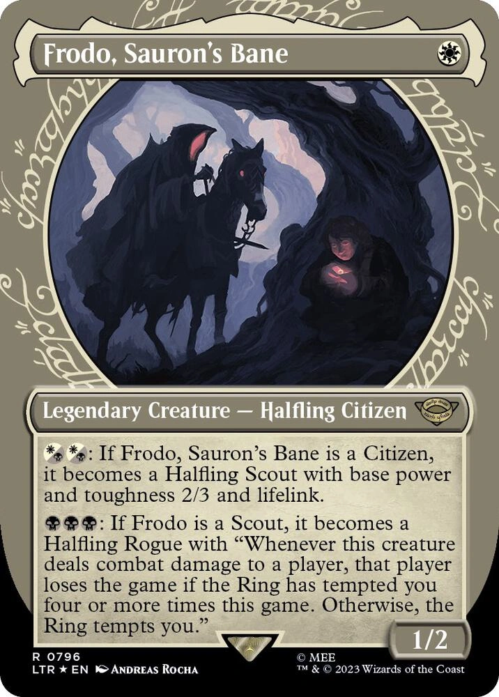 Frodo, Sauron's Bane (Showcase) (Surge Foil)