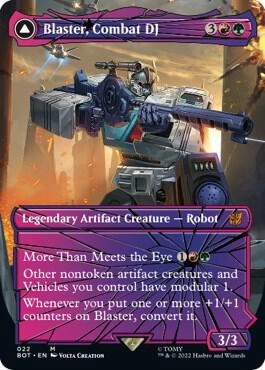 Blaster, Combat DJ (Shattered Glass) Foil