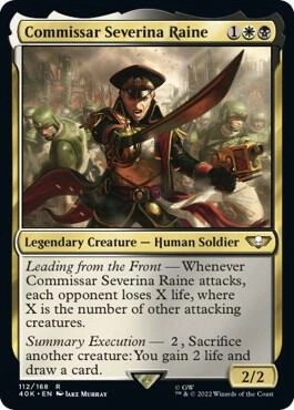 Commissar Severina Raine (Surge Foil)