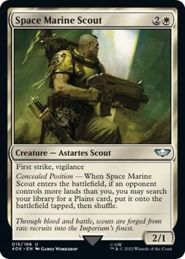 Space Marine Scout (Surge Foil)