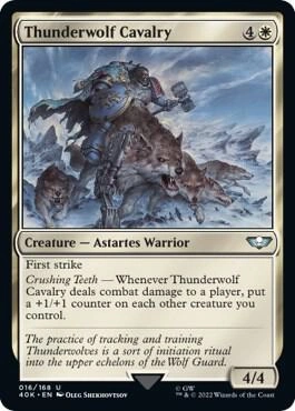 Thunderwolf Cavalry (Surge Foil)