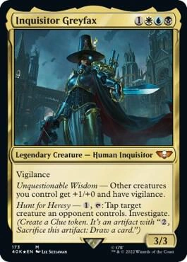 Inquisitor Greyfax Foil