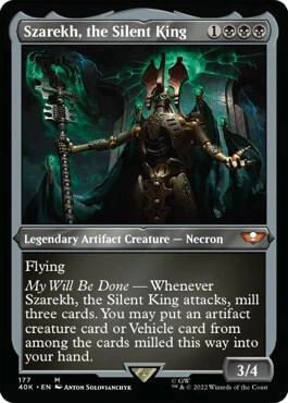 Szarekh, the Silent King (Display Commander) (Surge Foil) - Thick Stock