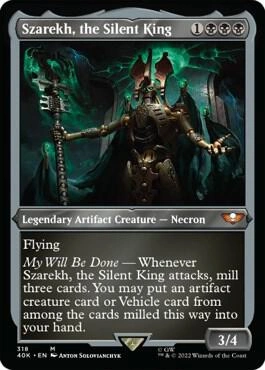 Szarekh, the Silent King (Display Commander) (Foil Etched) - Thick Stock