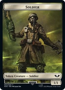 Soldier (004) // Vanguard Suppressor Double-Sided Token (Surge Foil)