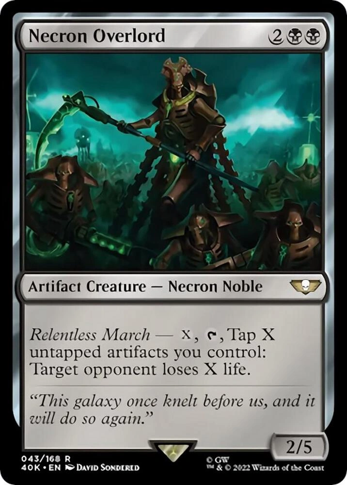 Necron Overlord (Surge Foil)
