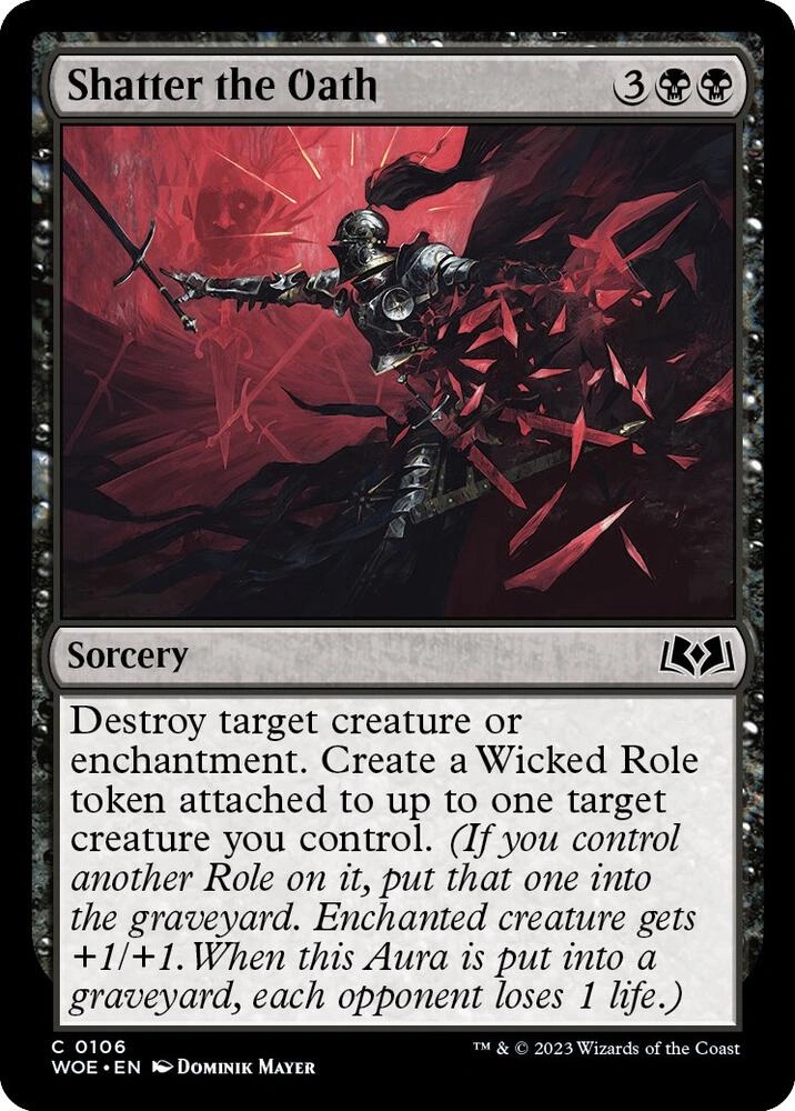 Shatter the Oath Foil