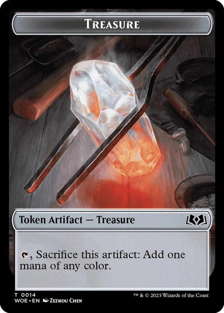 Treasure // Food (0011) Double-Sided Token Foil
