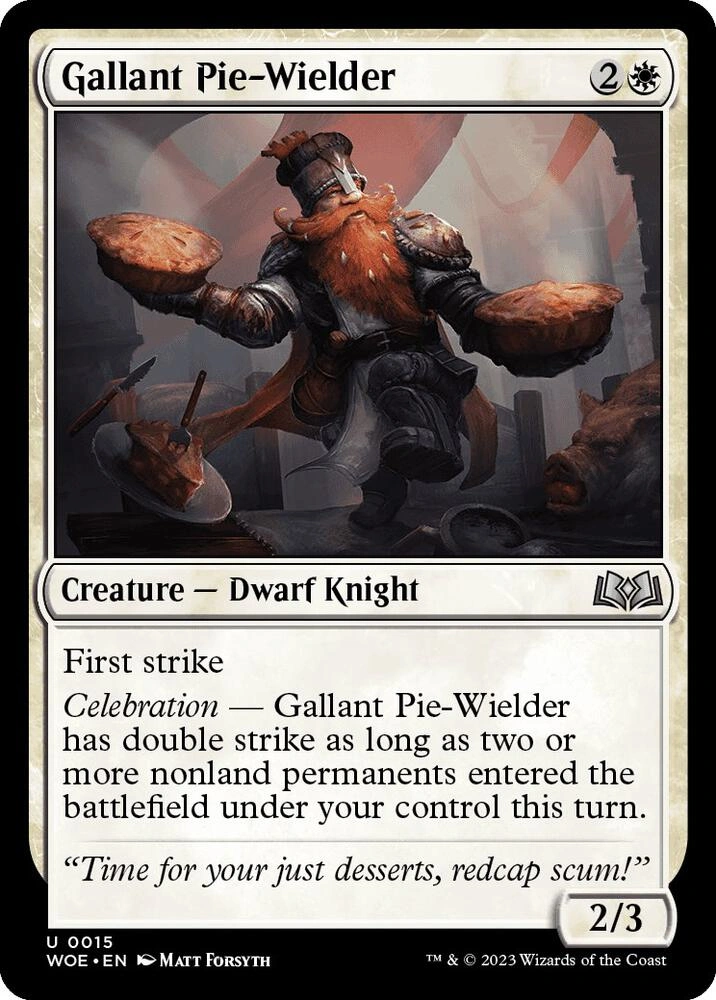 Gallant Pie-Wielder Foil