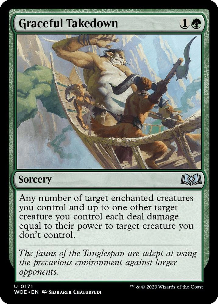 Graceful Takedown Foil