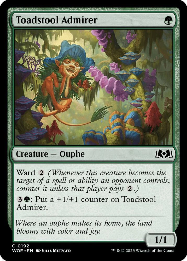 Toadstool Admirer Foil