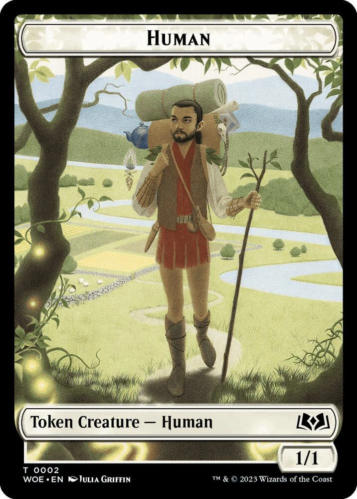 Human // Food (0013) Double-Sided Token Foil