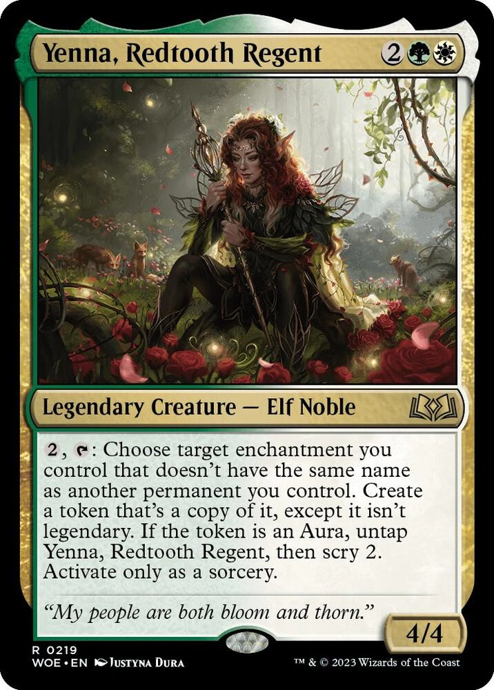 Yenna, Redtooth Regent Foil