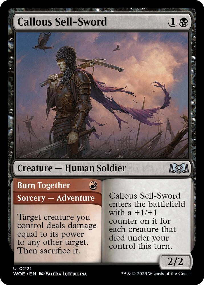 Callous Sell-Sword Foil