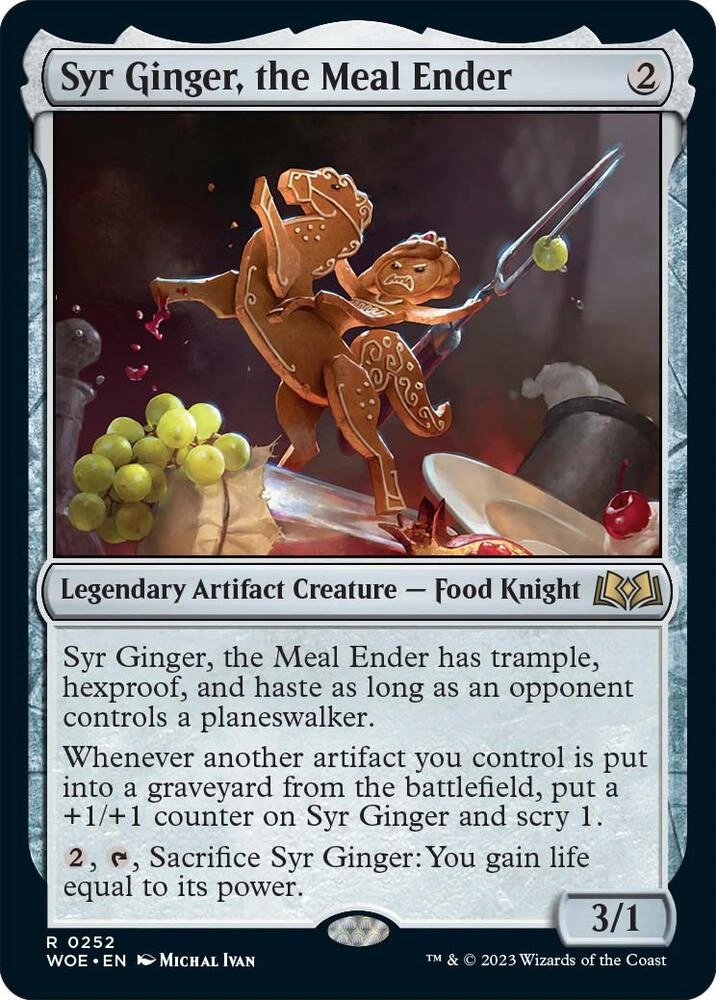 Syr Ginger, the Meal Ender Foil
