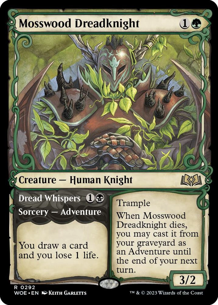 Mosswood Dreadknight (Showcase) Foil