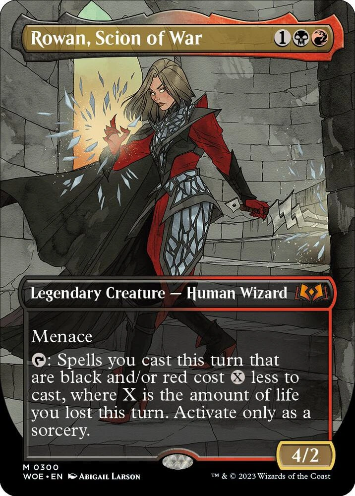 Rowan, Scion of War (Borderless) Foil